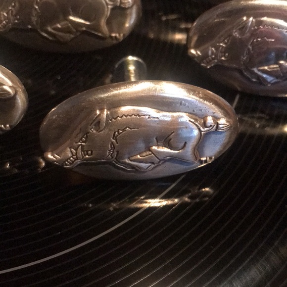 Arkansas Razorback Design Drawer Knobs #201 - Picture 2 of 6